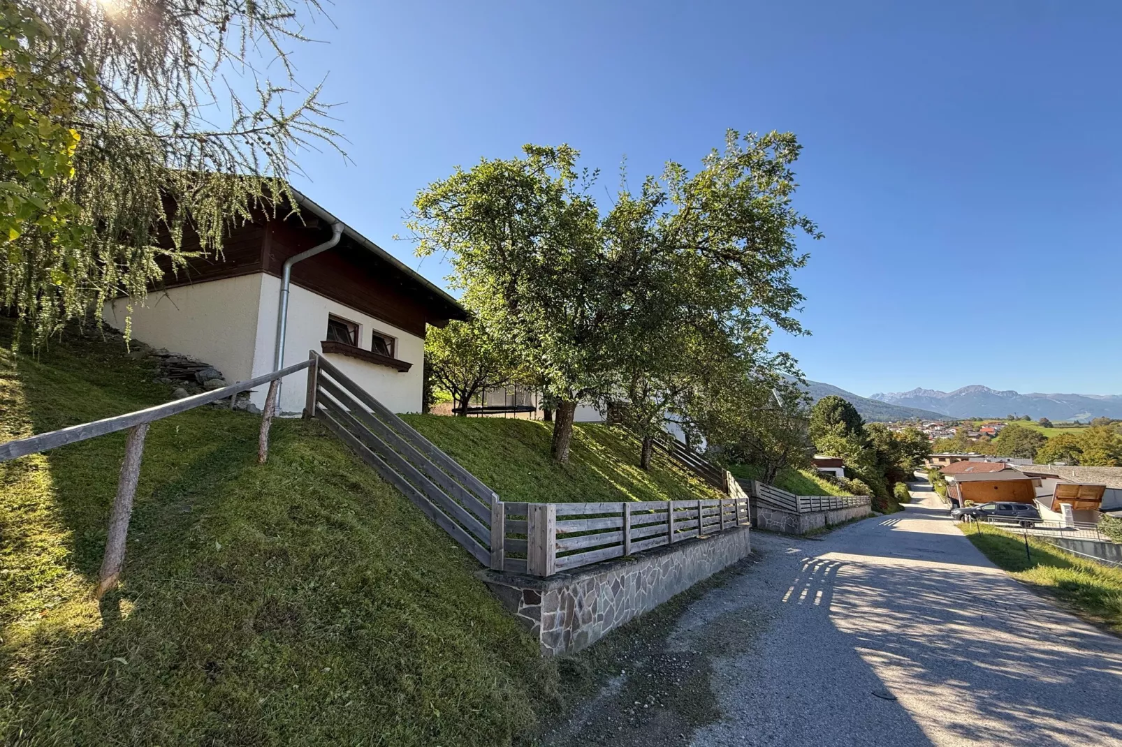 Alpenchalet Berggold-Uitzicht zomer