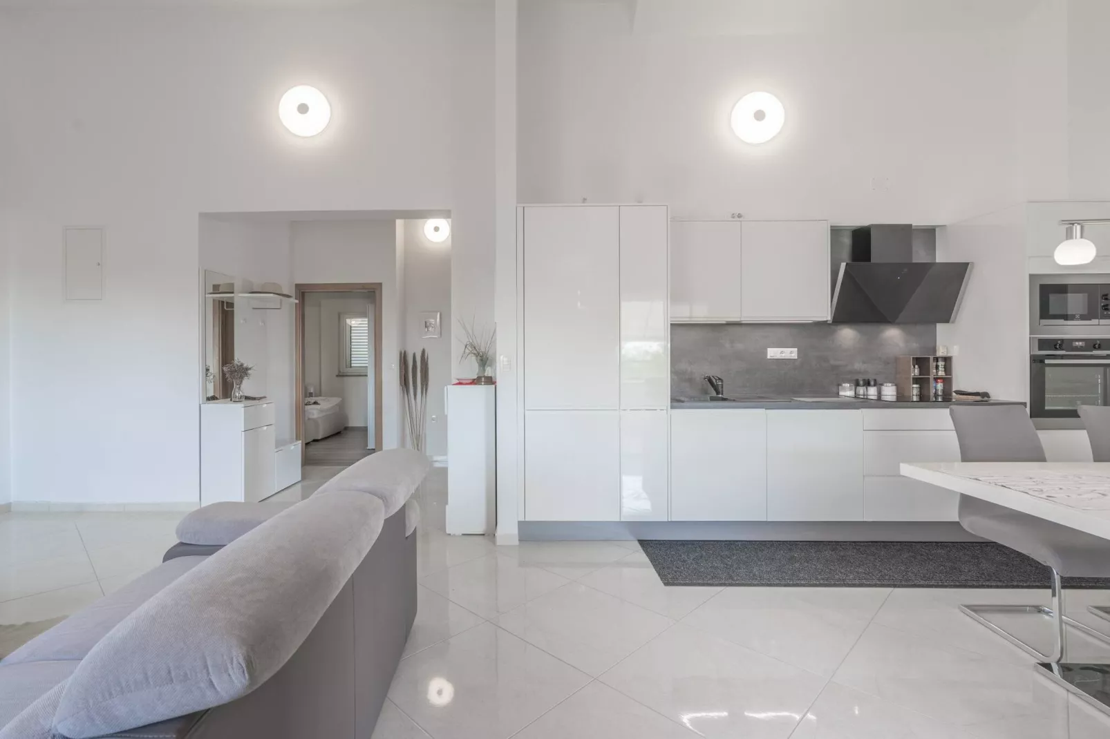 Sea view apartment Privlaka-Keuken