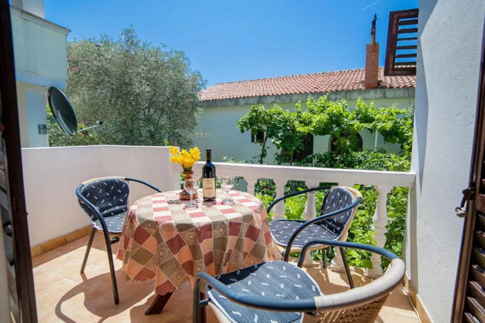 Petrovac Serenity Stay Near the Beach - Standard Double Room 2-Terrasbalkon