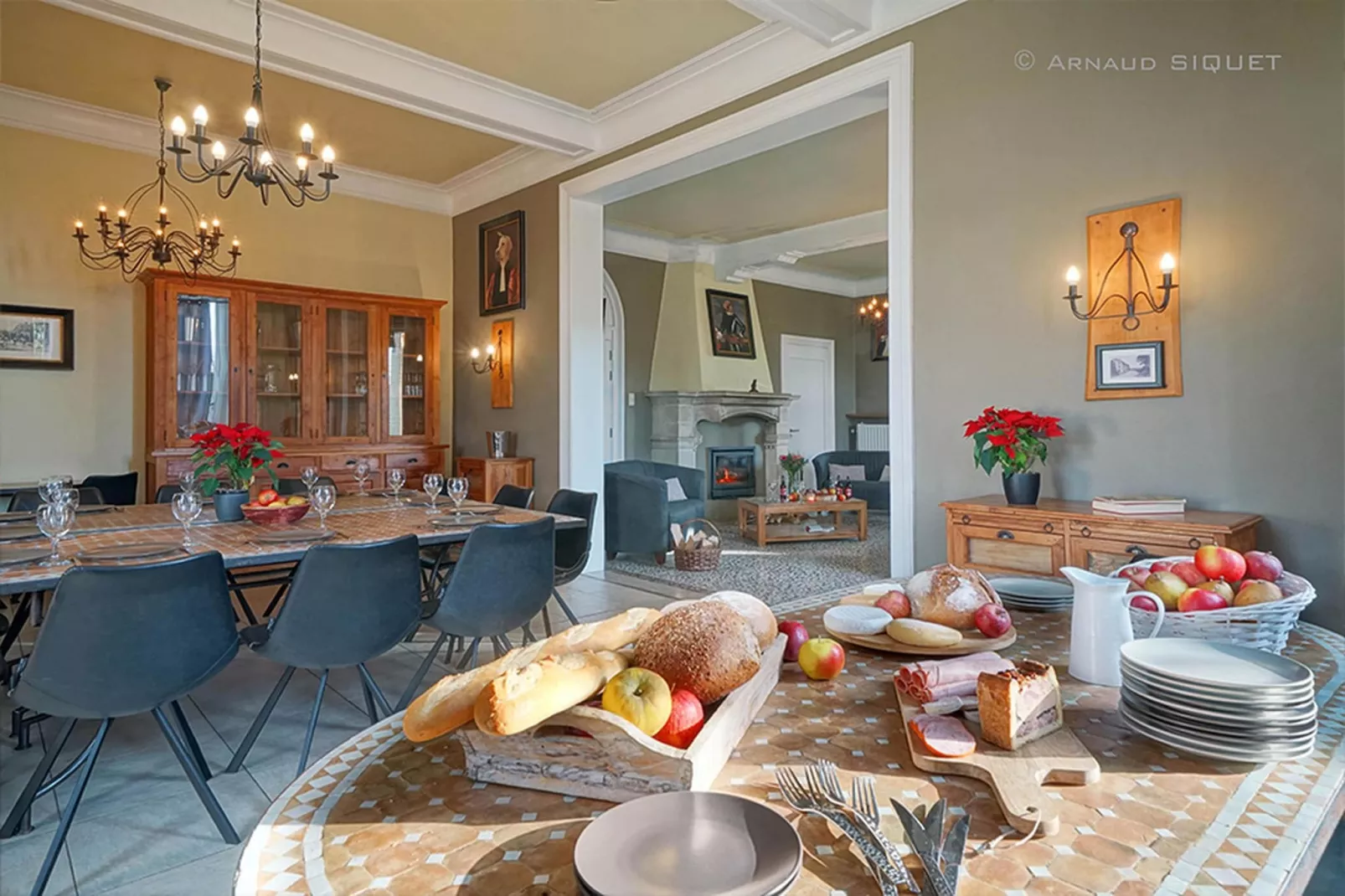 Château de luxe-Eetkamer