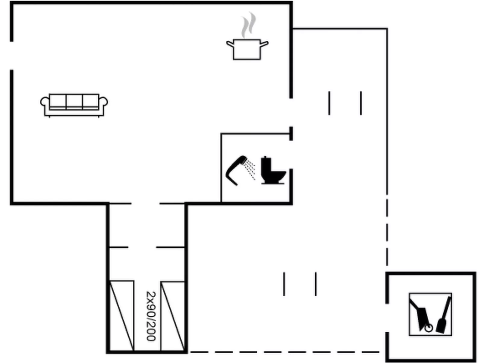 "Algonda" - 500m from the sea-Binnen