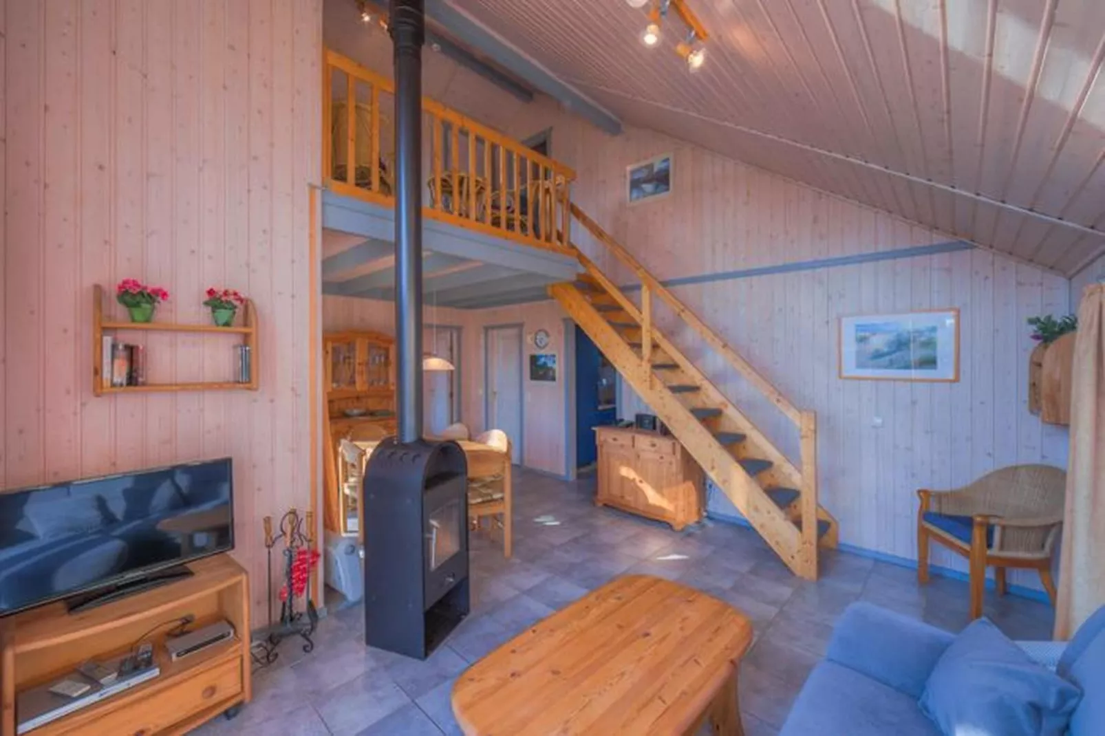 Ferienhaus Seeschwalbe-Classic 90 qm 60-Woonkamer