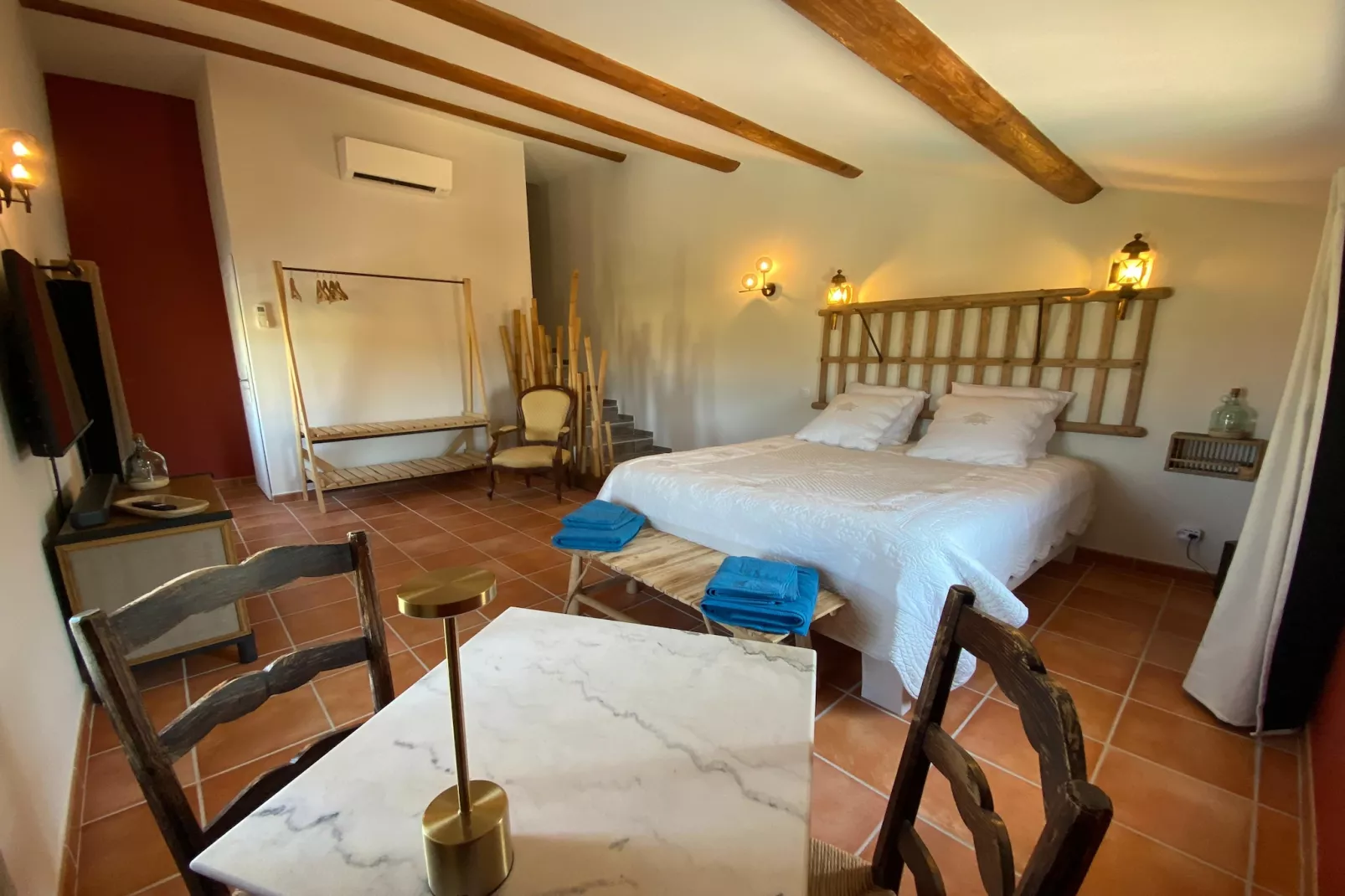 Le Mas d'à côté-Slaapkamer