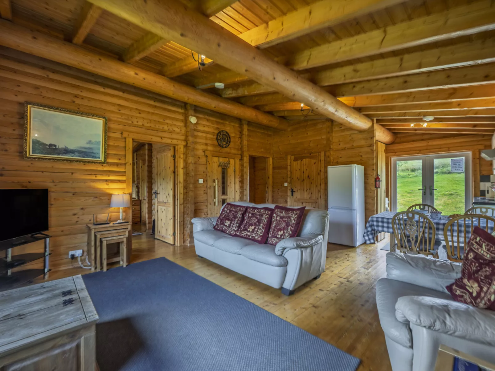 Cragdhu Log Cabin-Binnen