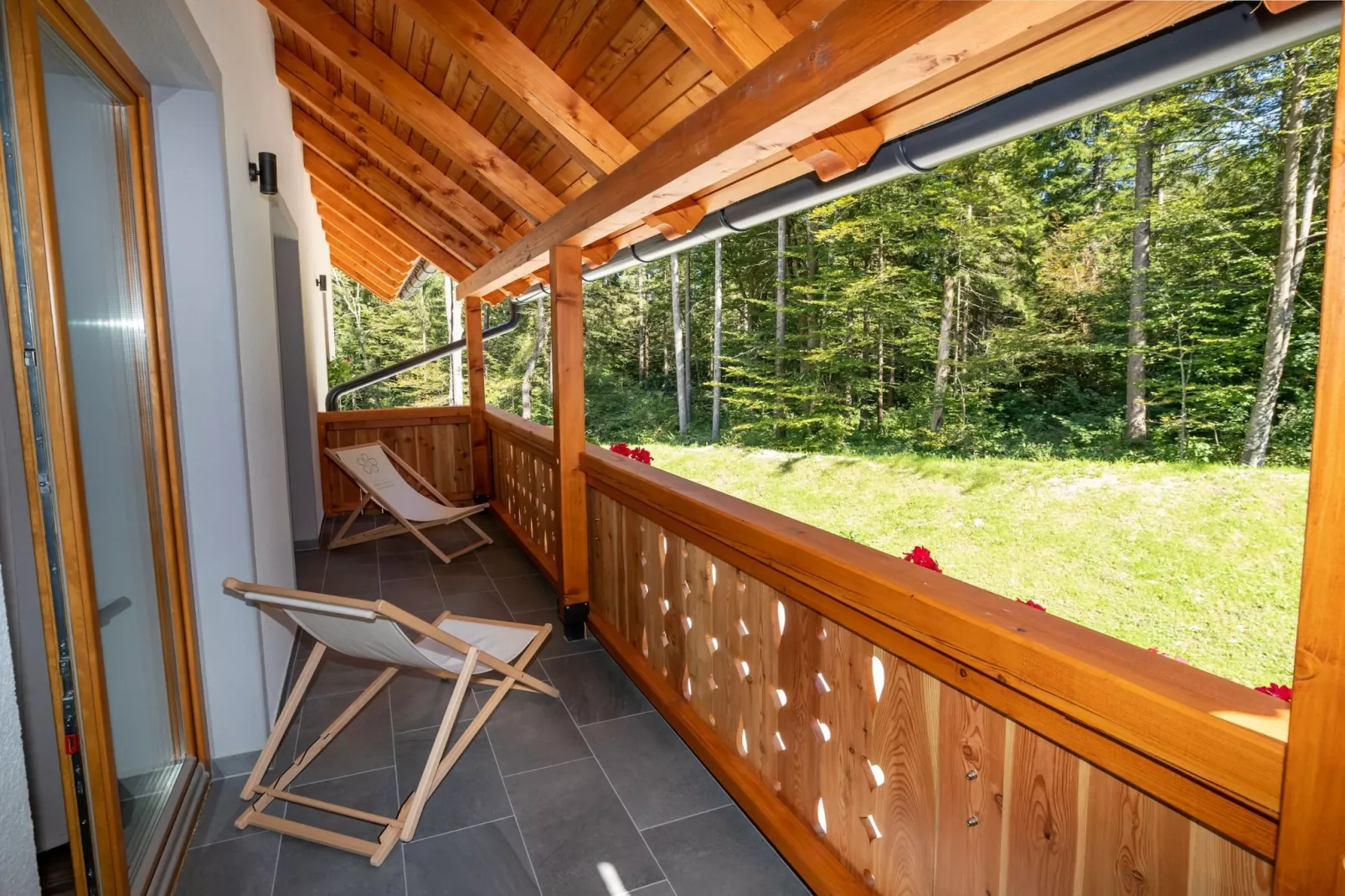 The Woodland Nook Apartments Bohinj - One Bedroom Apartment with Balcony (owner B)-Terrasbalkon