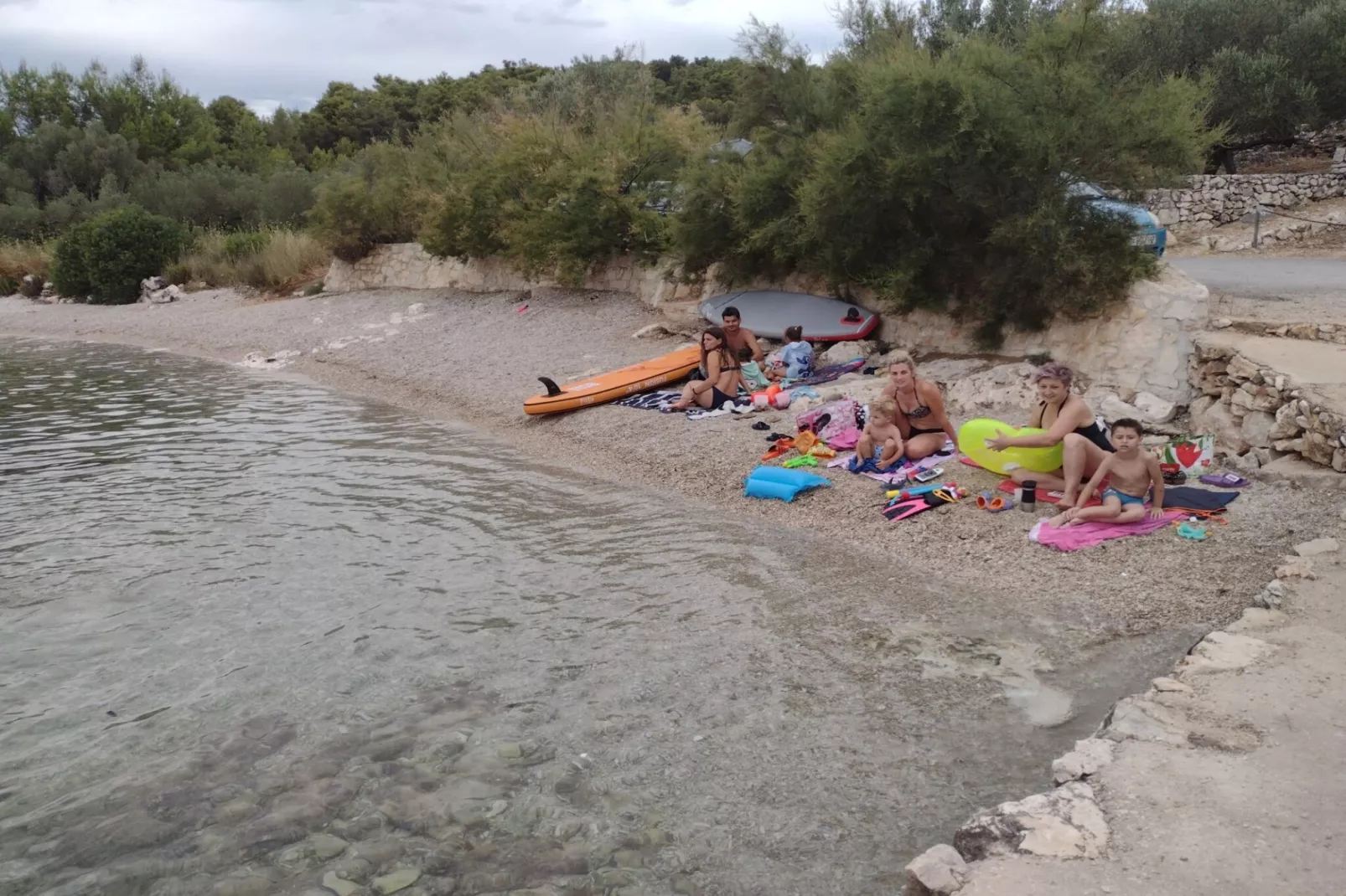 Apartment Ana Gradina - Vela Luka - Two Bedroom Apartment With Terrace And Sea View-Uitzicht