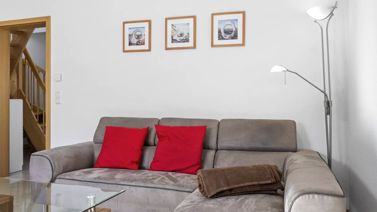 Windflüchter links mit Sauna-Woonkamer