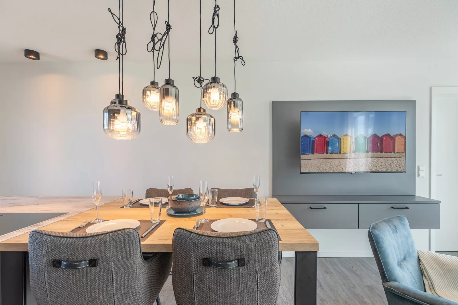 Deichblick de Luxe auf Nordstrand-Eetkamer