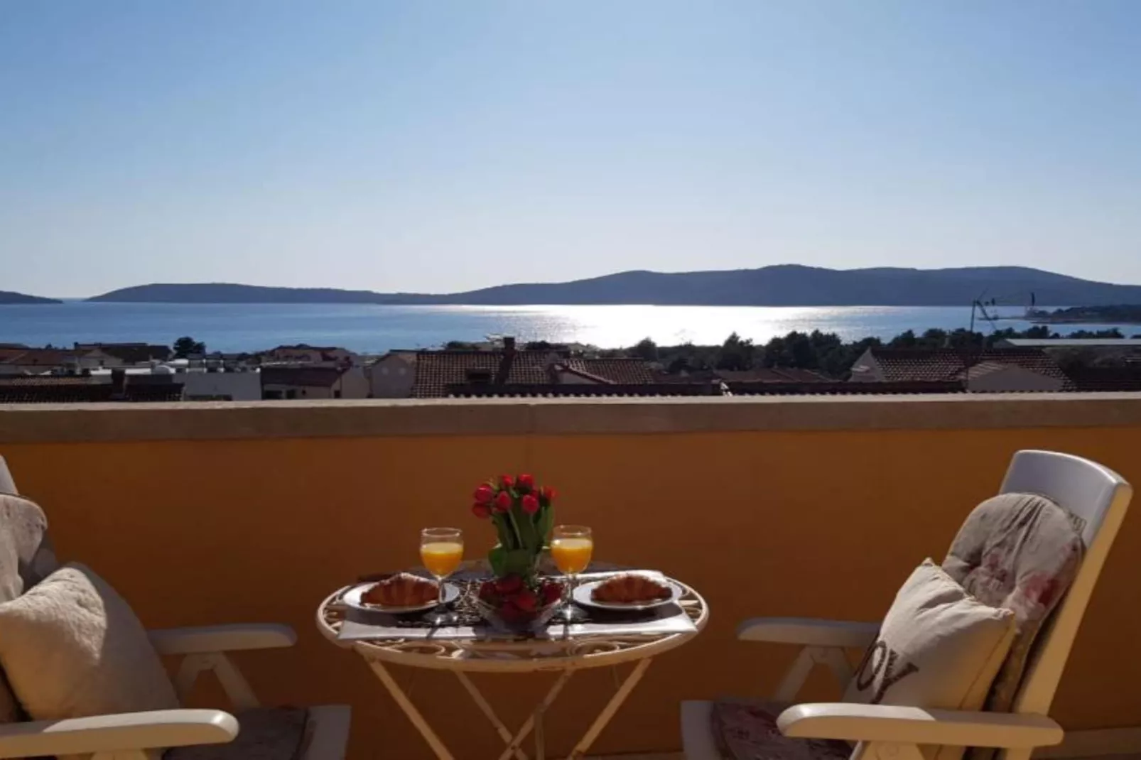 Apartment Angir Martina with sea view-Terrasbalkon