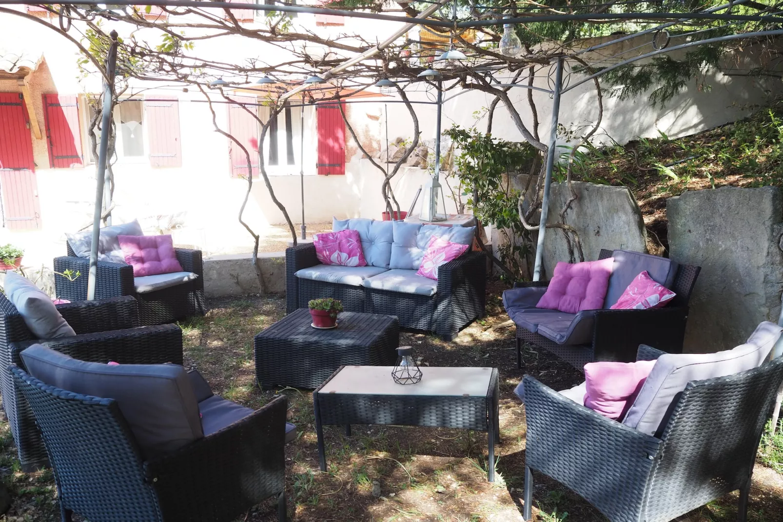 Doppelhaushälfte in Bédoin-Terrasbalkon