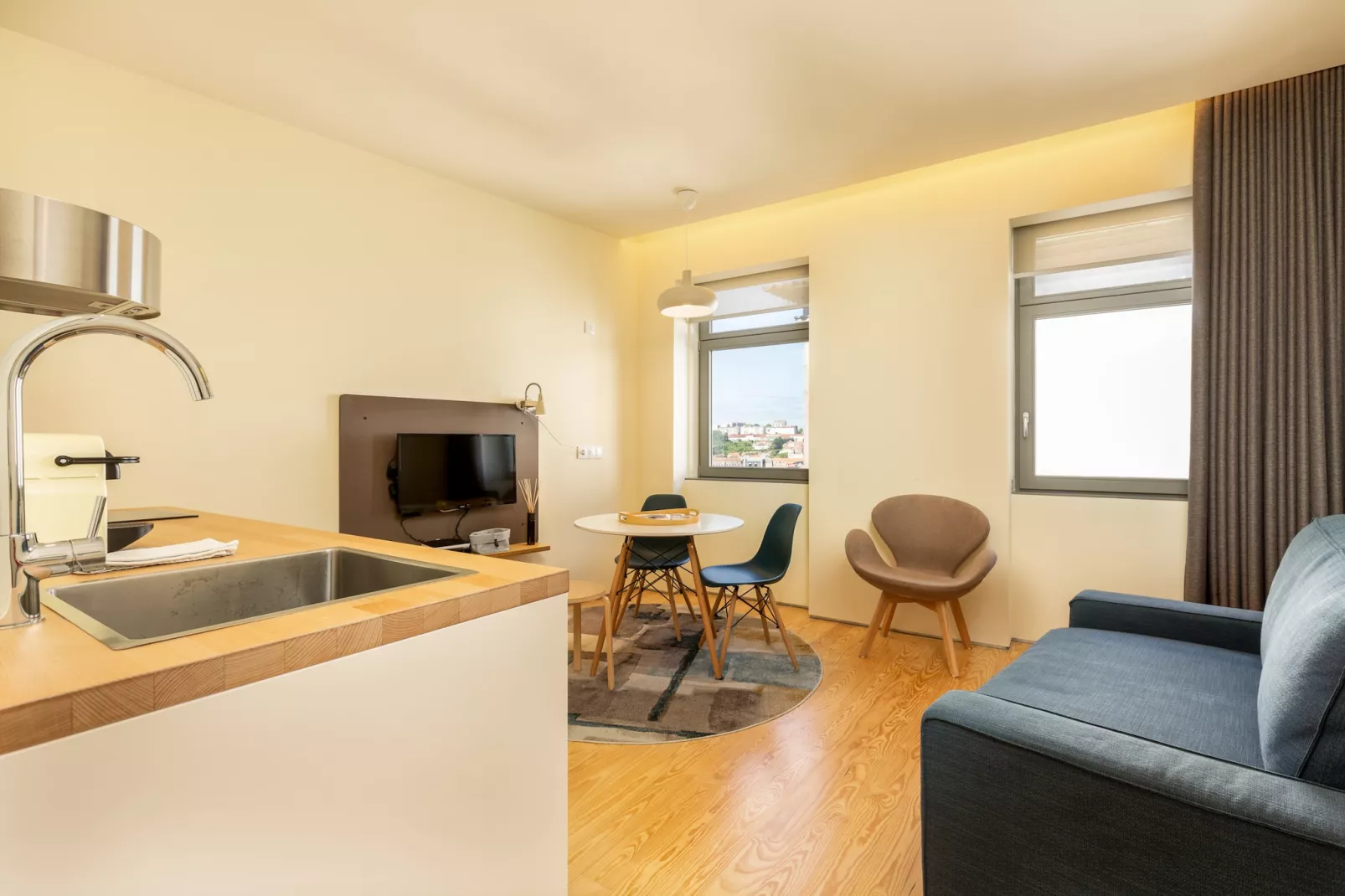 Feel Porto Codeçal Apartment 2.2-Woonkamer