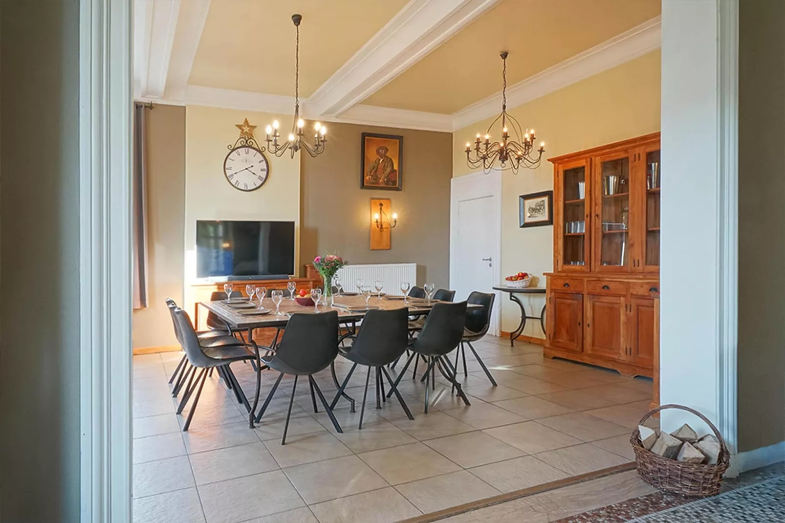 Château de luxe-Eetkamer