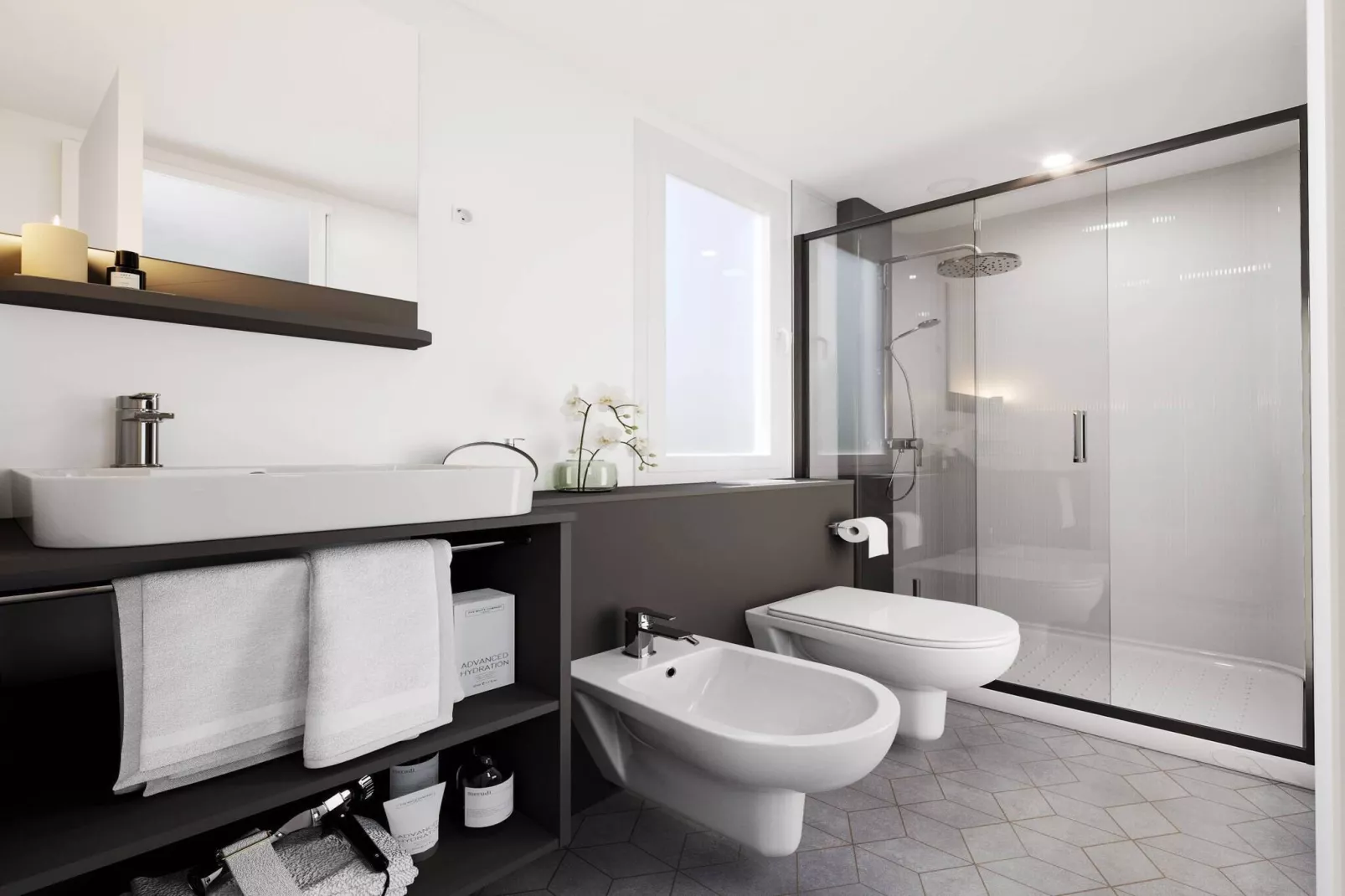 Mobile Homes Strasko Novalja Olive 34 qm für 5 Pers-Badkamer