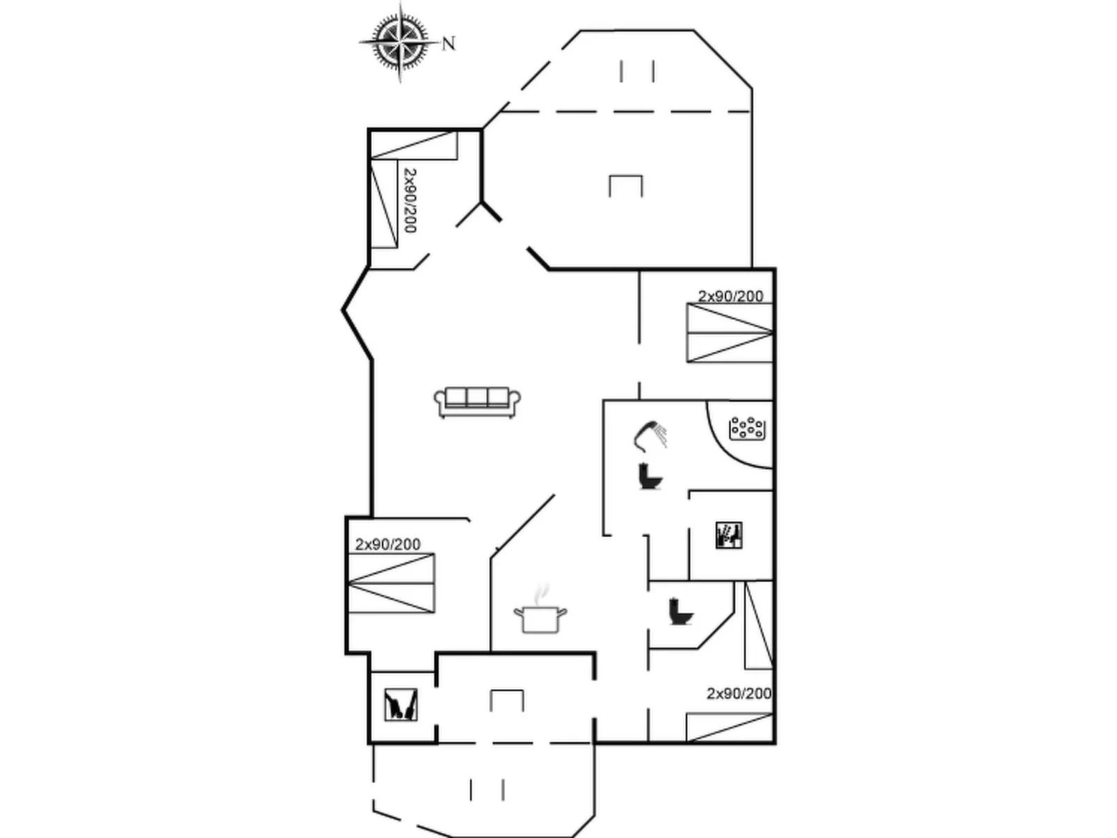 "Marisol" - 600m to the fjord-Binnen