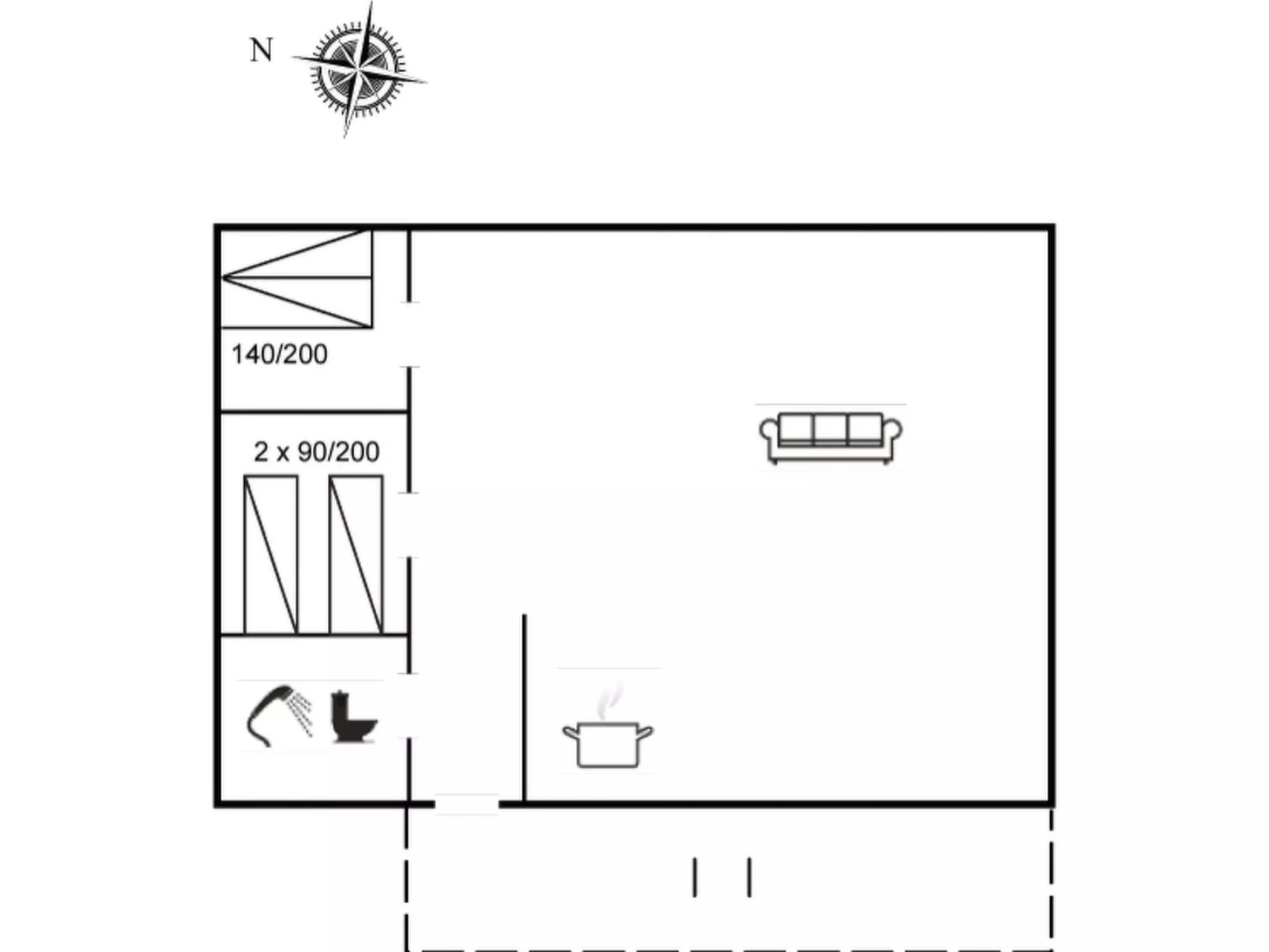 "Kristine" - 4km from the sea-Binnen