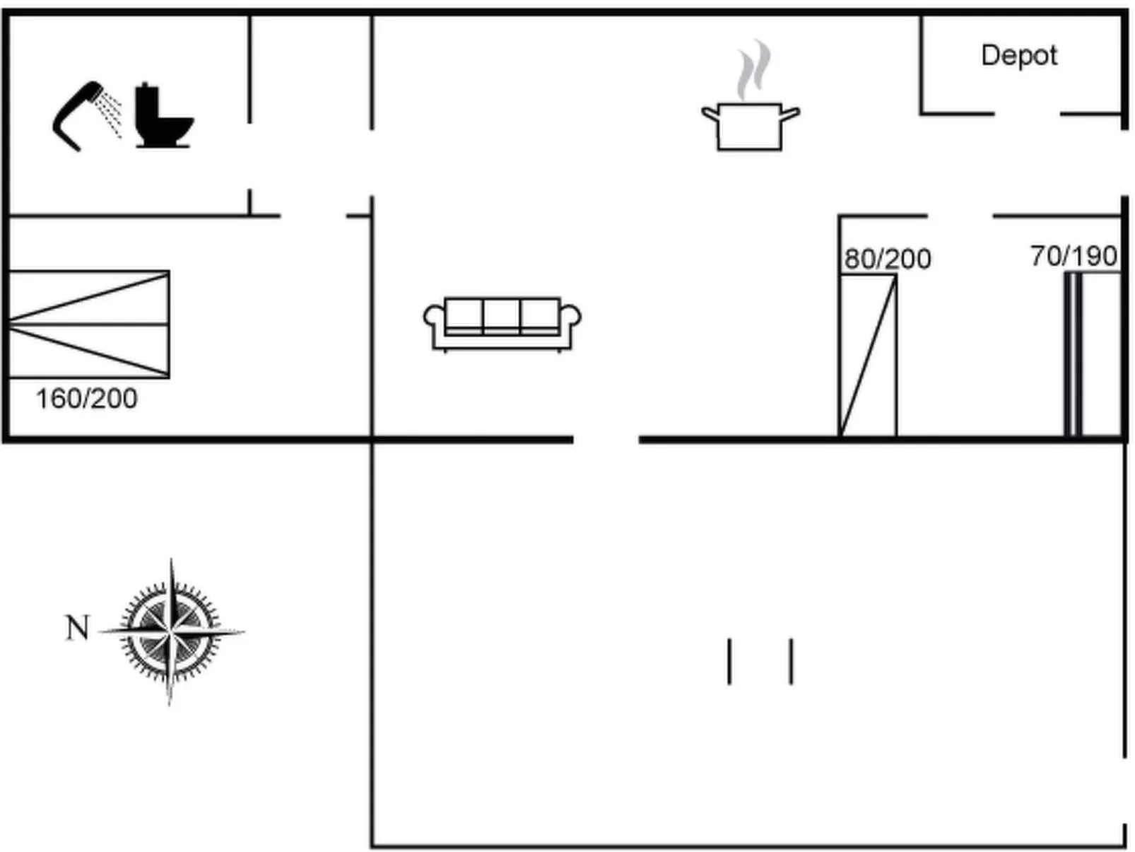 "Tarvo" - 400m from the sea-Binnen