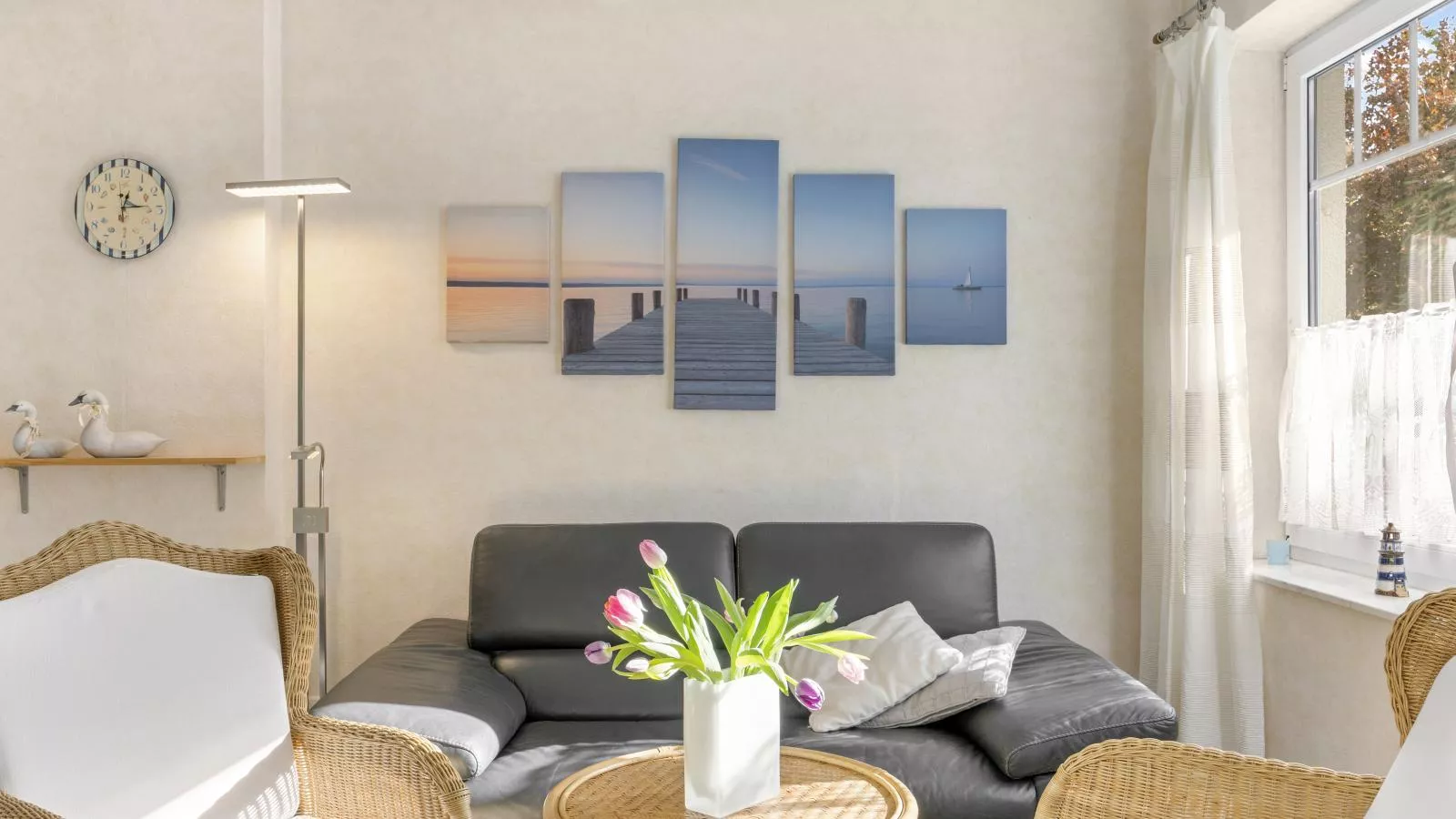 Nordlicht - Strandkorb EG-Woonkamer