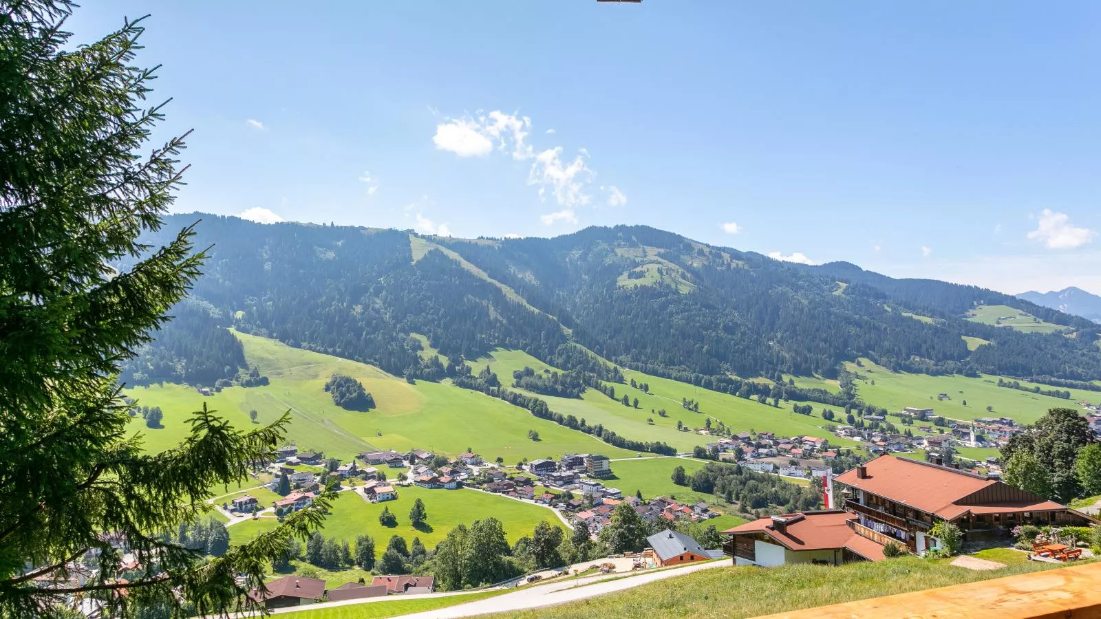 Sonnenhütte unten-Uitzicht zomer