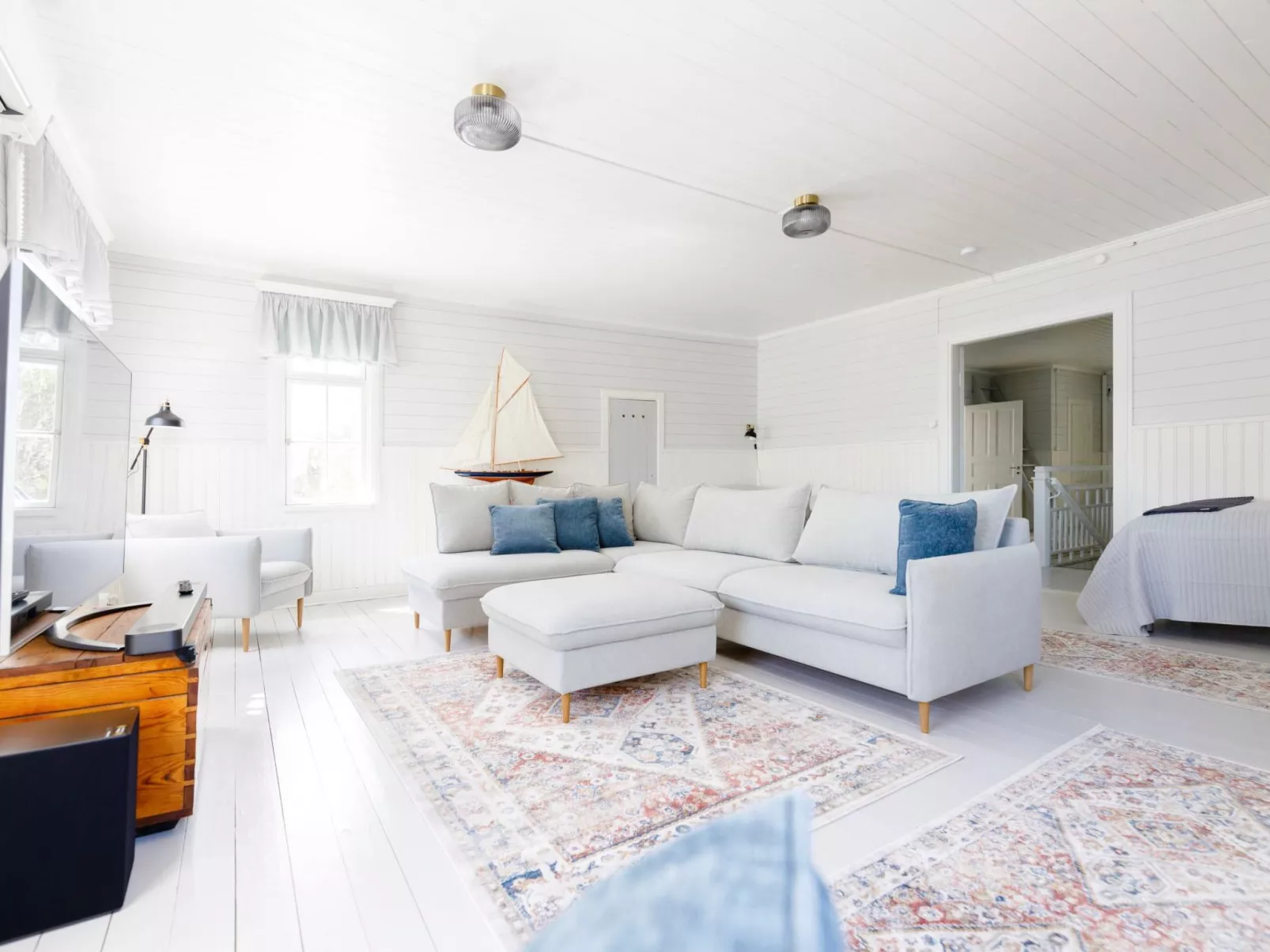 Kapteenin huvilat-Binnen