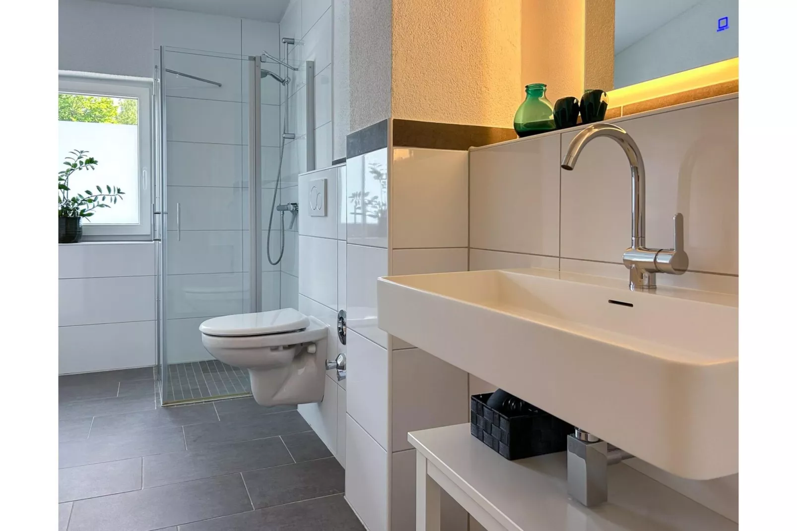 Residenz Zuschen A-Badkamer