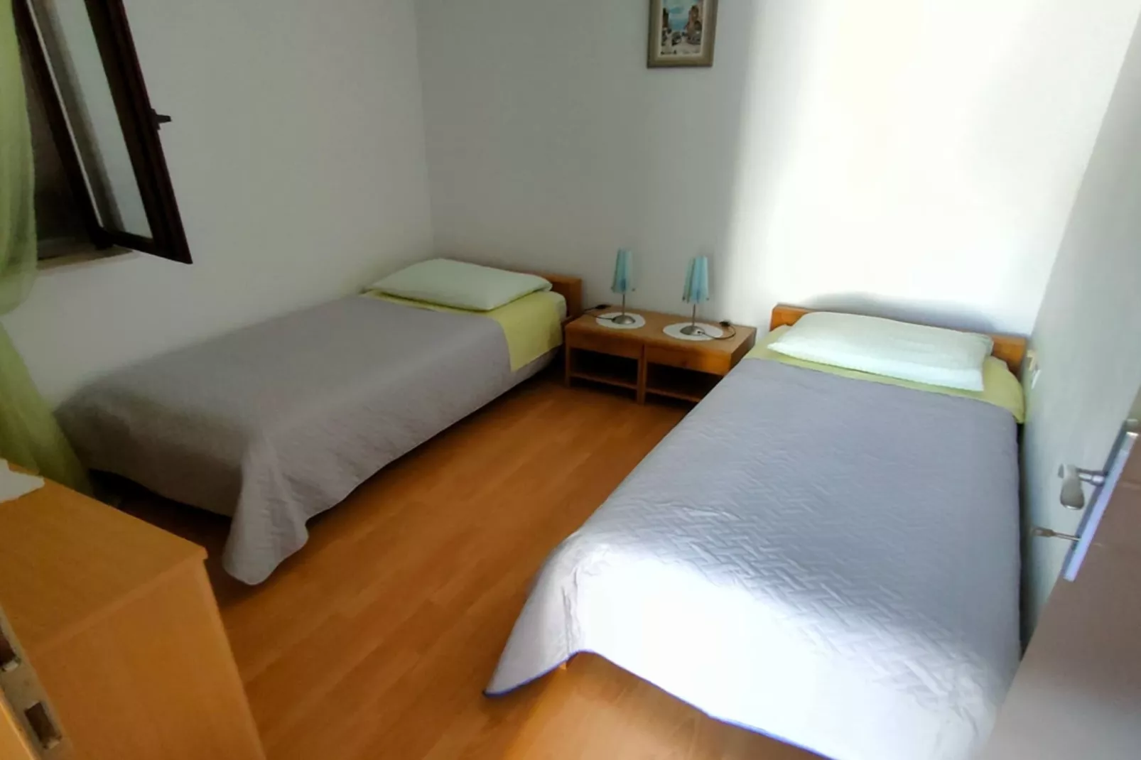 Apartments Ivan Supetar - Two Bedroom Apartment with Terrace no.3-Slaapkamer