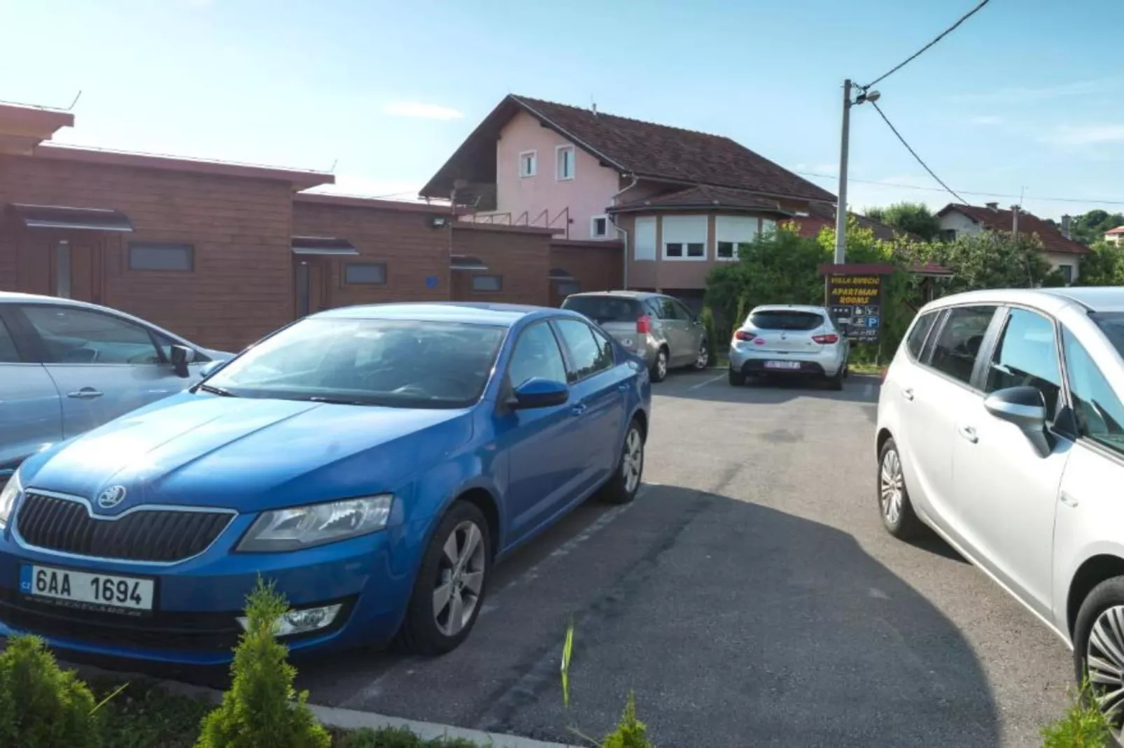 Villa Rubčić - Double room with Terrace and Poold View - (8)-Buitenlucht