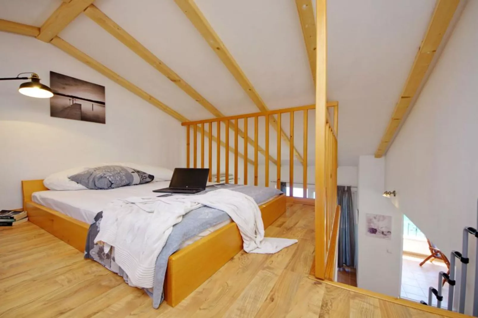 Two-Bedroom Apartment (Lavanda)-Slaapkamer