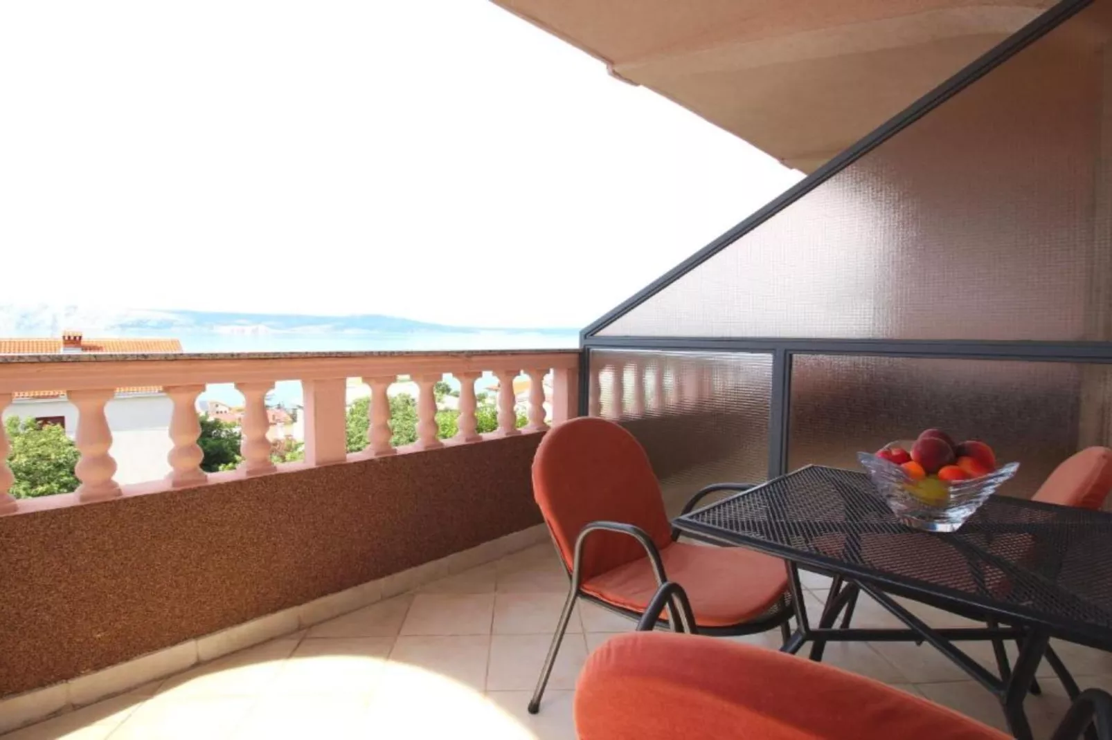 Apartments Butković - Studio Apartmetn (A4)-Terrasbalkon