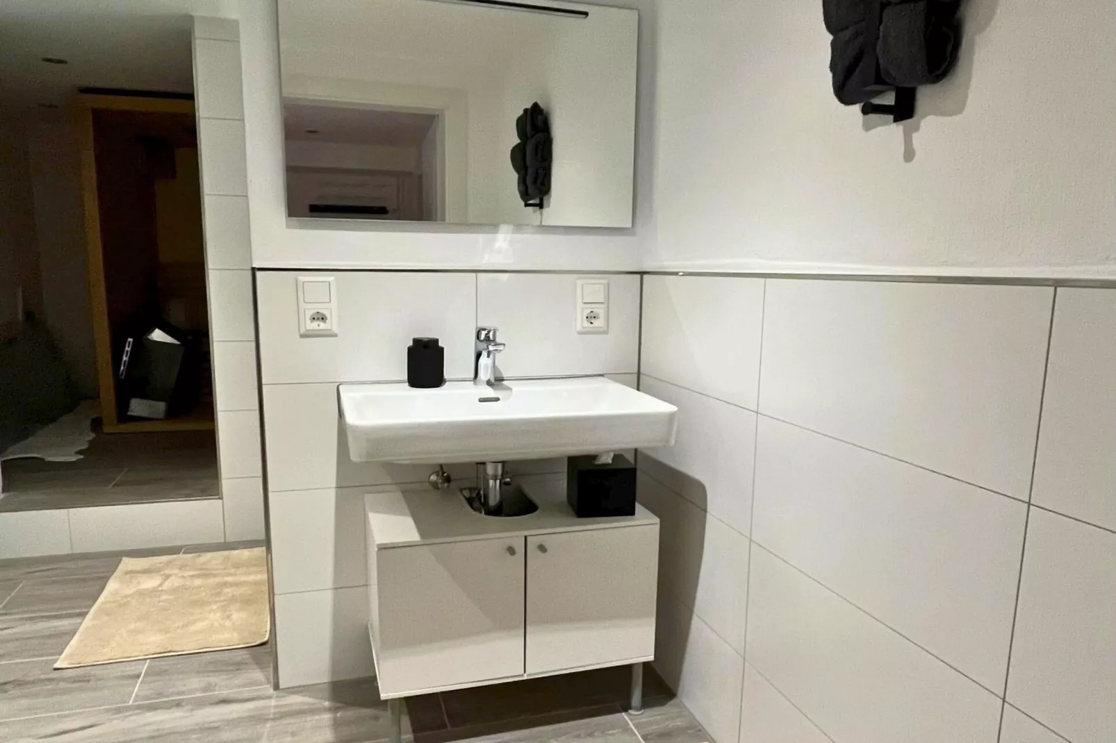 Apartment Eifelglück mit Dachterrasse-Badkamer