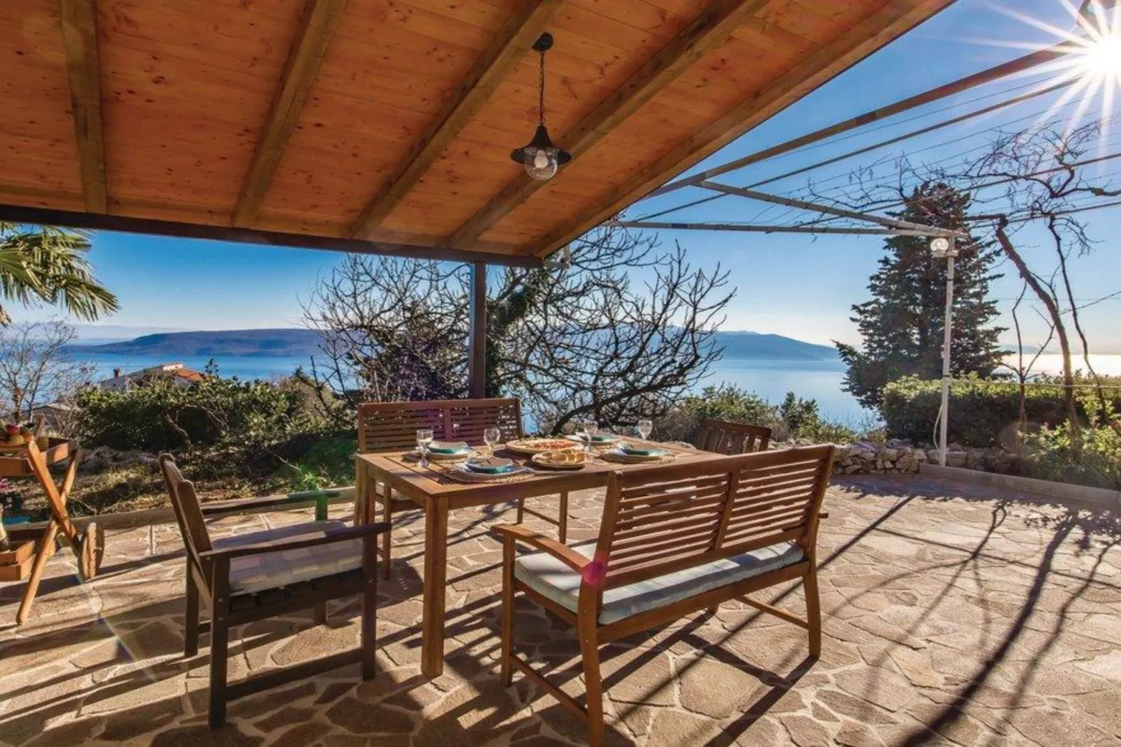 Holiday Home Brsec-Two Bedroom Holiday Home with Sea View-Terras