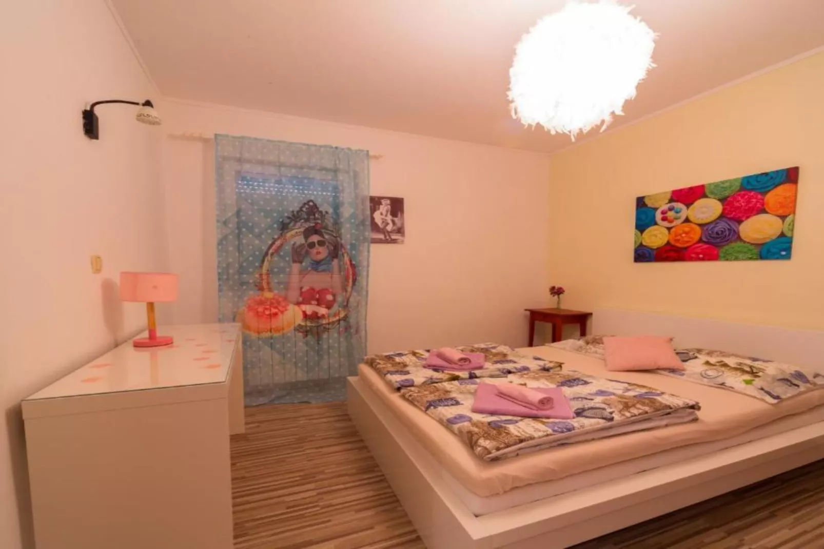 Apartments Melanie - Oprić Hills Studio apartment with balcony (C)-Slaapkamer