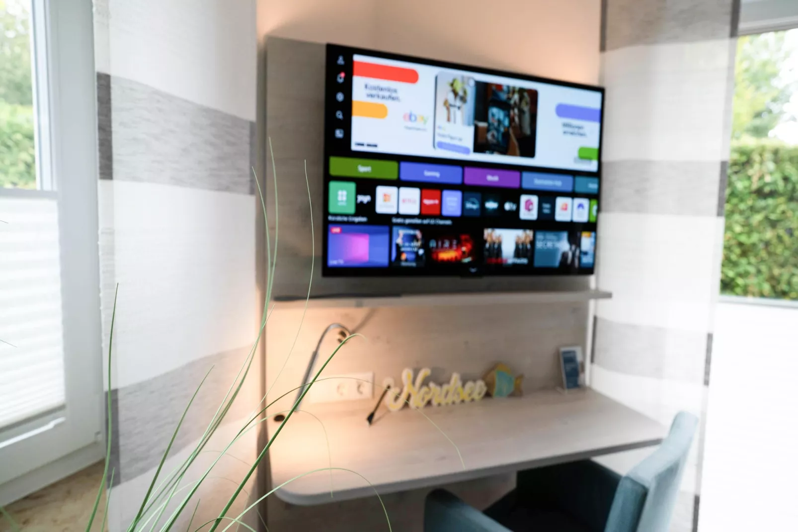 Haus Strandkorb 1-Woonkamer