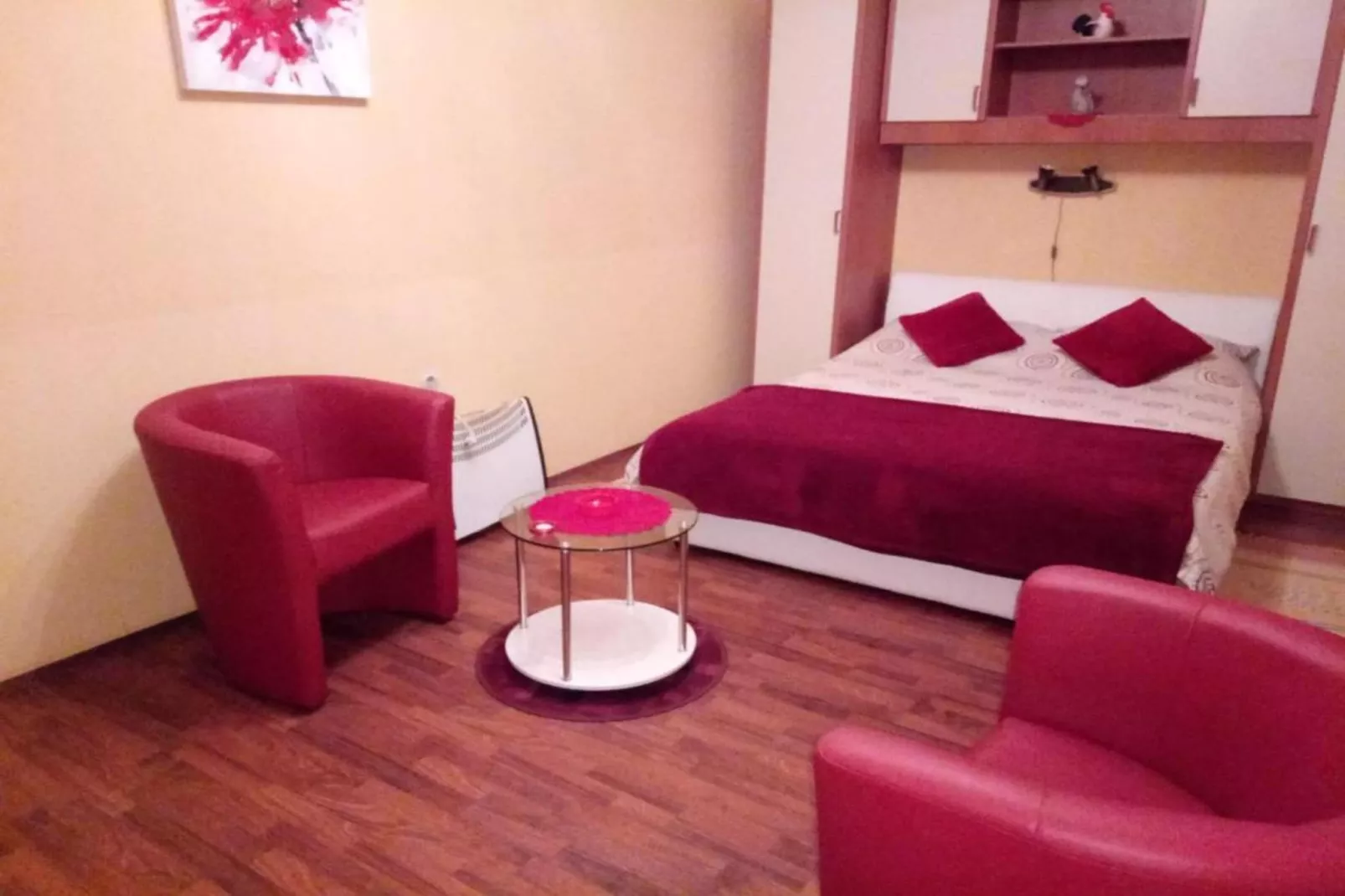 Rooms Zeko - Comfort Double Room with Terrace and Kitchenette-Slaapkamer