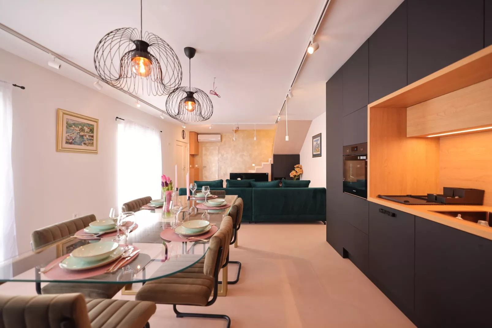 Villa Sokol with private pool-Eetkamer