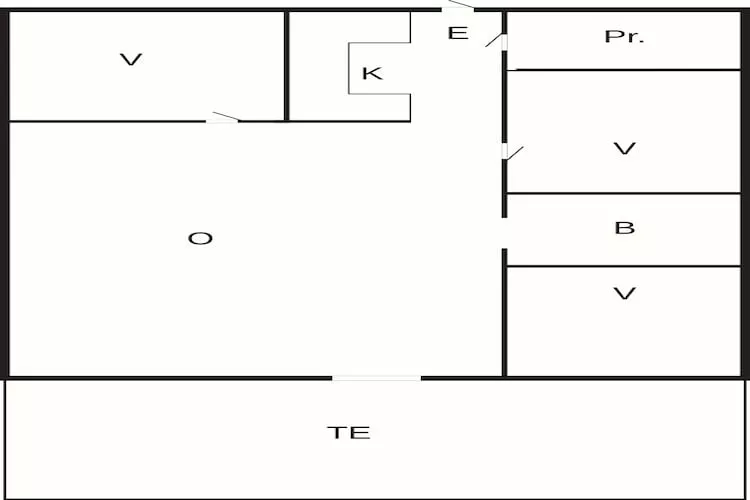 6 persoons vakantie huis in Allingåbro - Plattegrond
