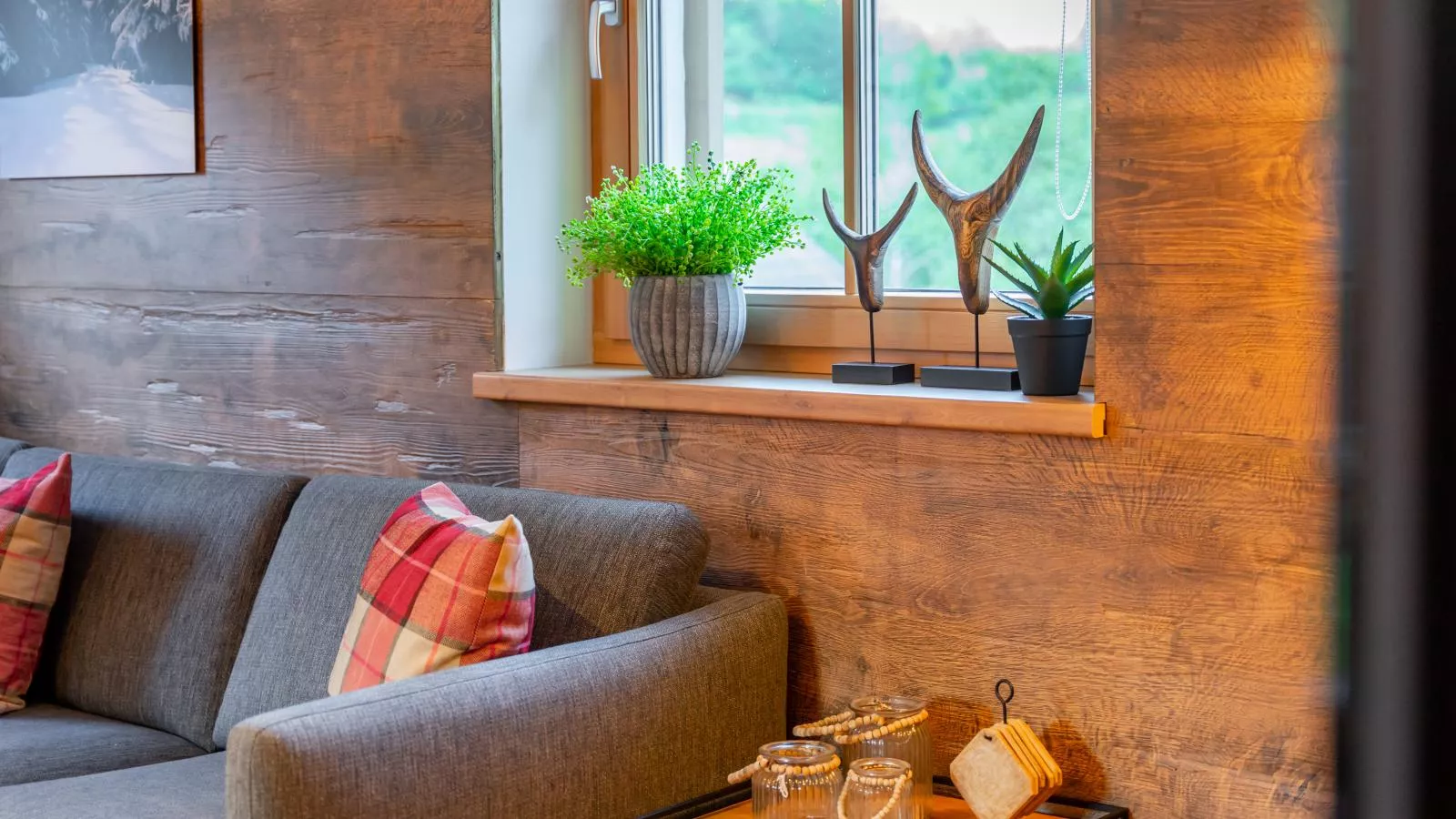 Im grünen Herzen-Woonkamer