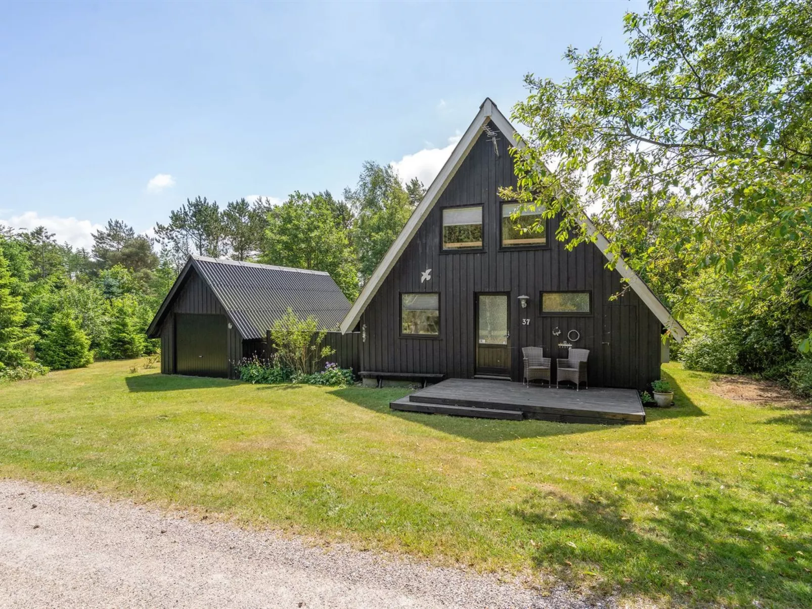 "Jütte" - 2km to the fjord-Buiten