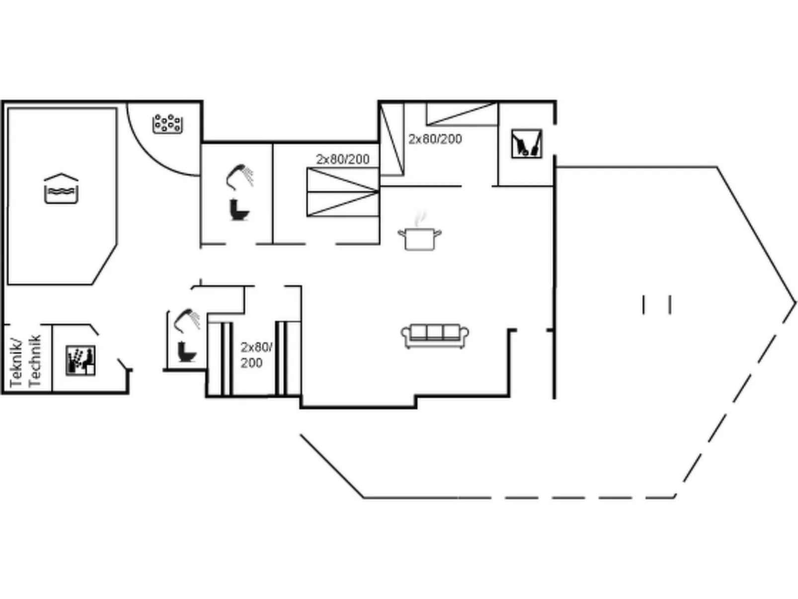 "Eldmar" - 500m from the sea-Binnen
