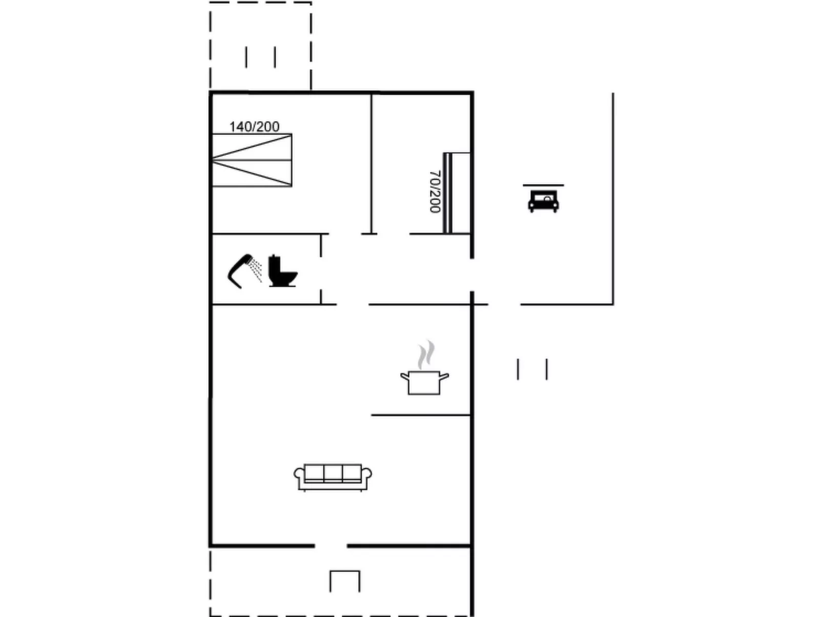 "Tuovi" - 800m from the sea-Binnen