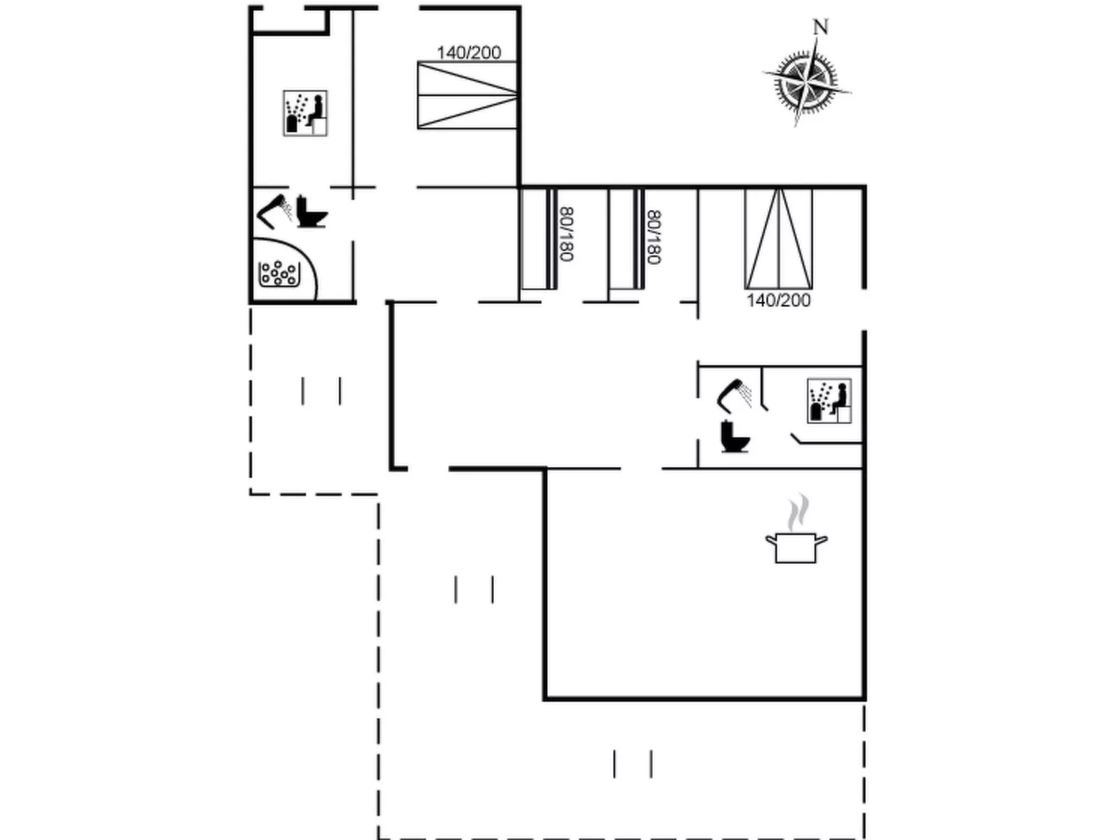 "Hwelp" - 200m from the sea-Binnen
