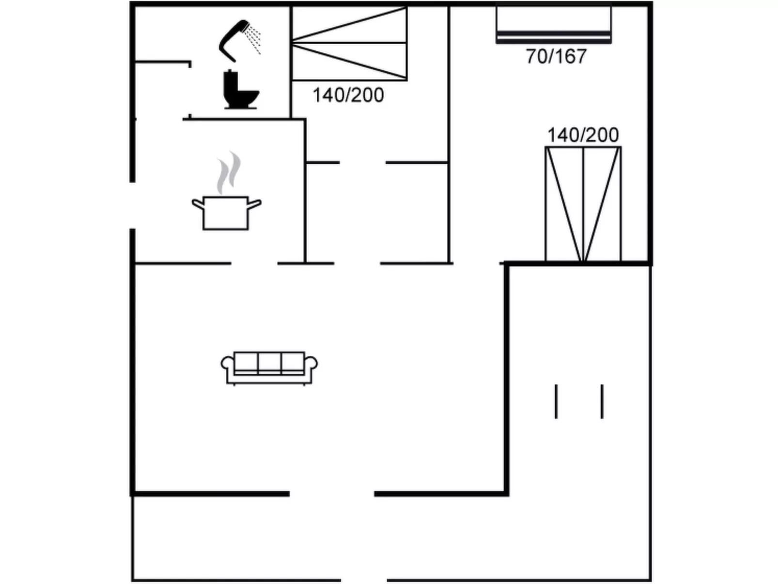 "Sohvi" - 450m from the sea-Binnen