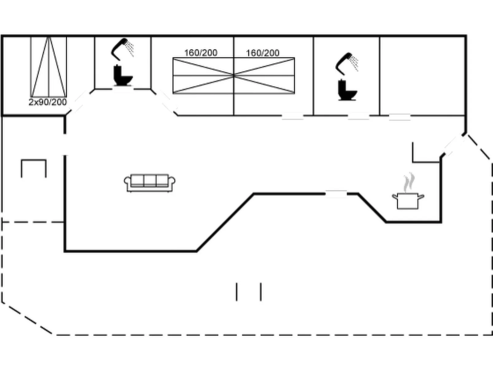 "Hadar" - 100m from the sea-Binnen
