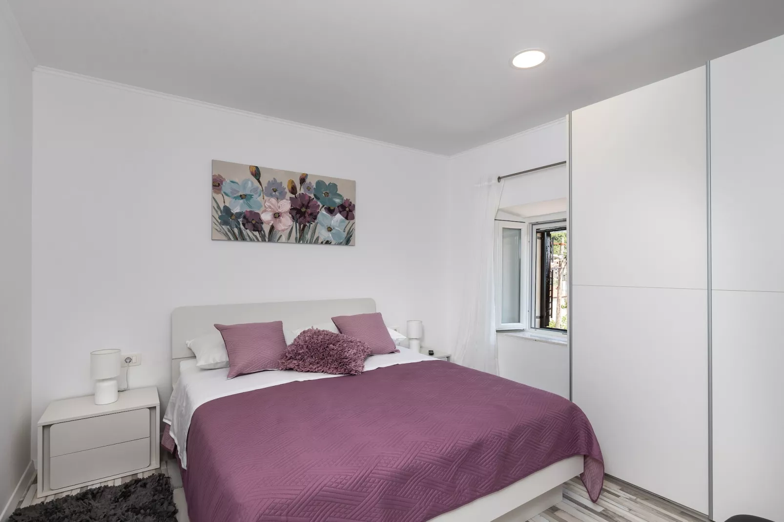 Holiday Home Monika - Two Bedroom Holiday Home with Terrace and Sea View-Slaapkamer