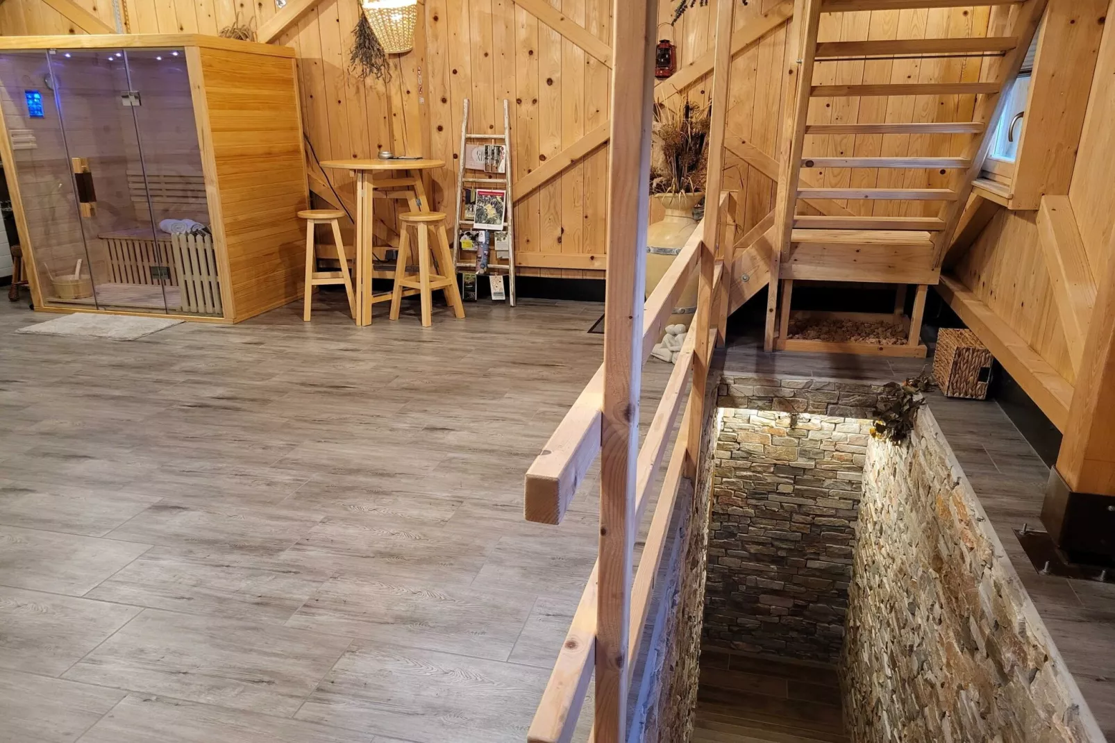 Echo Valley Hillside Holiday Home with Sauna - Two Bedroom Holiday Home with Sauna-Slaapkamer