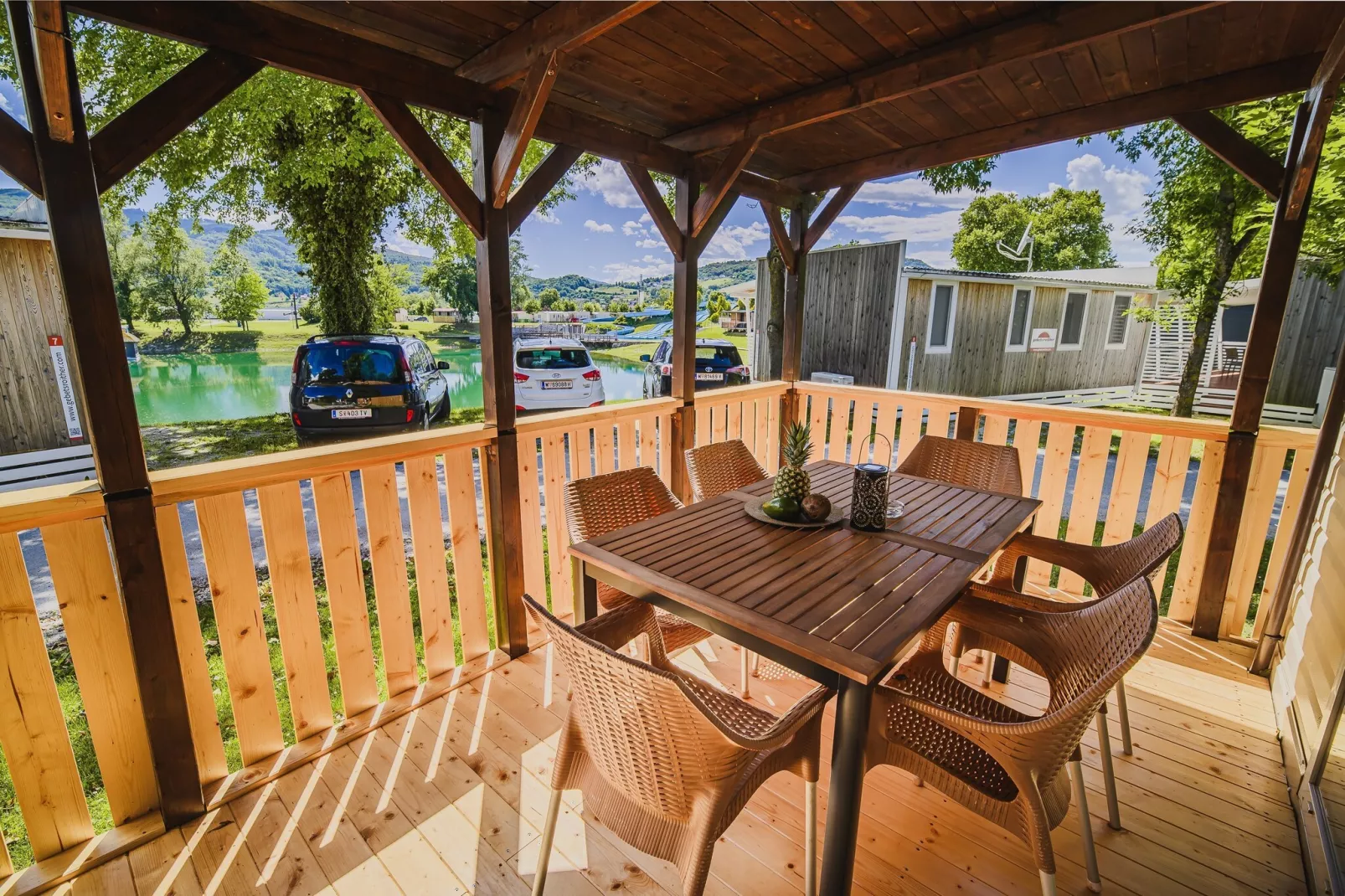 Waterside Retreat Mobile Homes with Thermal Riviera Tickets - Three Bedroom Mobile Home with Lake View  (owner 2)-Terras