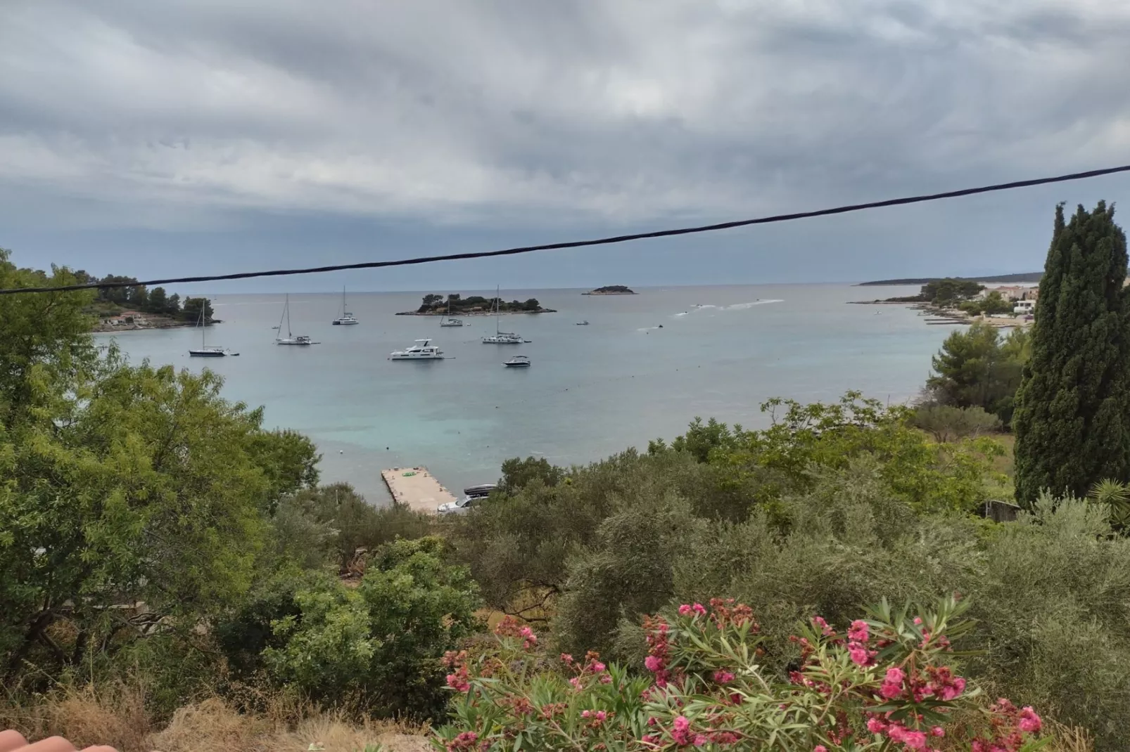 Apartment Ana Gradina - Vela Luka - Two Bedroom Apartment With Terrace And Sea View-Uitzicht