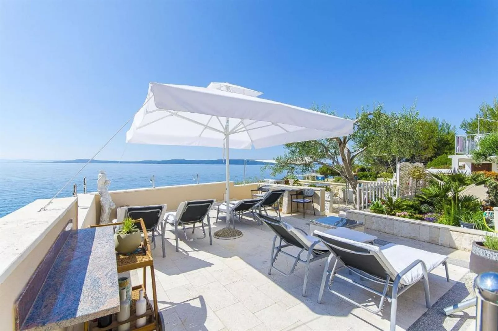 Apartments Nives - Two Bedroom Apartment (A3)-Terras