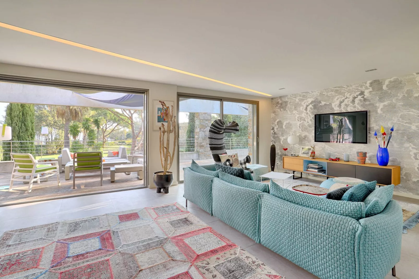 Villa Ephelele-Woonkamer