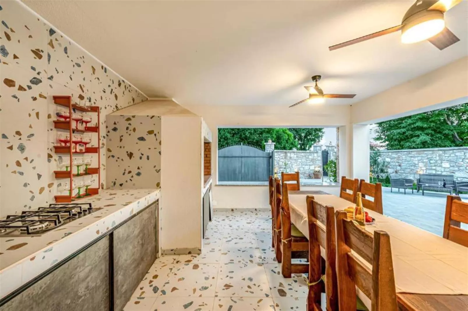 Villa Sokol with private pool-Keuken