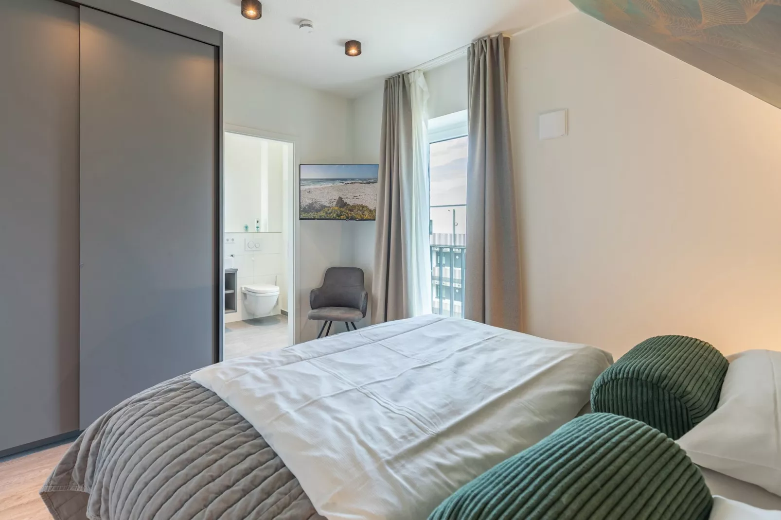 Wattblick de Luxe auf Nordstrand-Slaapkamer